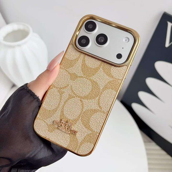 コーチ iphone18promax スマホケース レンズ保護