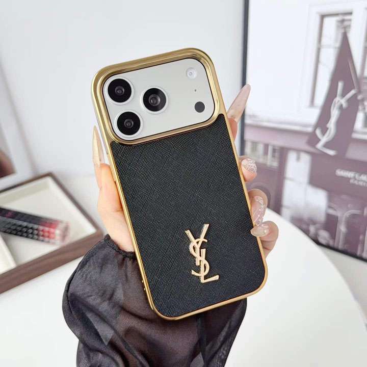 イヴサンローラン iphone18proケース サフィアーノレザー