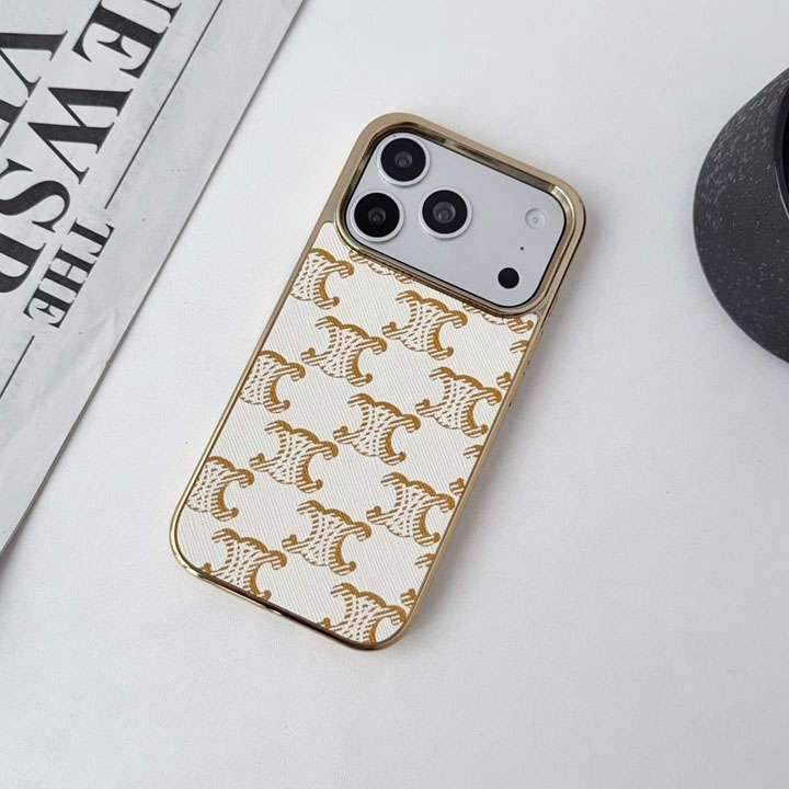 セリーヌ iphone18promaxケース 電気メッキ