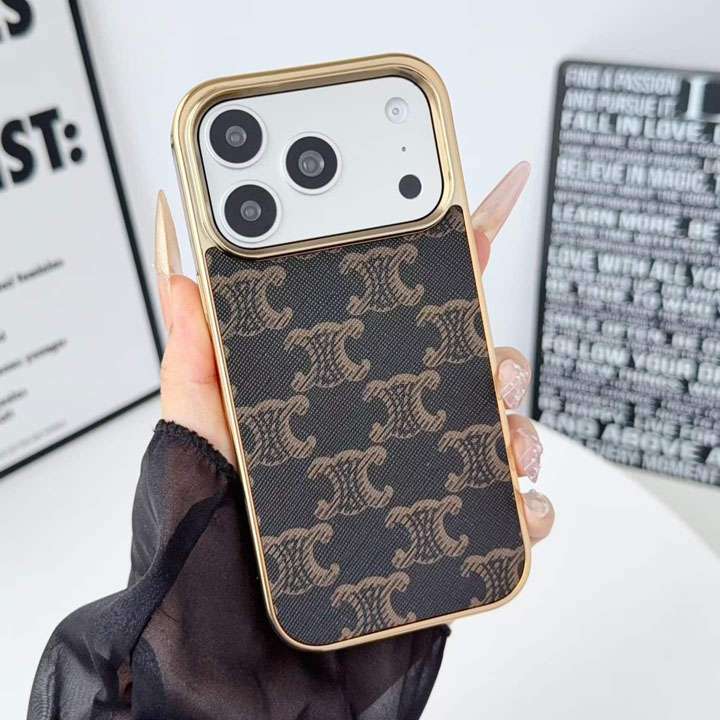 セリーヌ iphone18pro ケース 電気メッキ