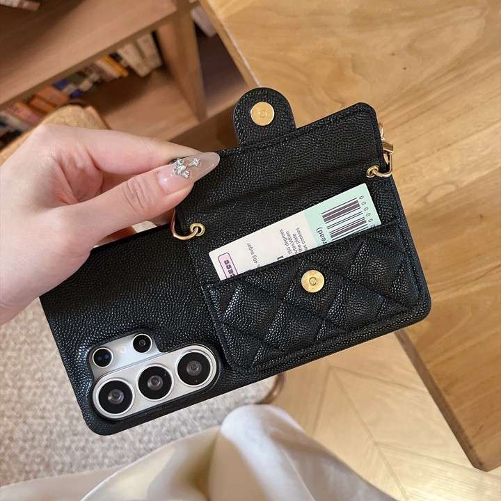 chanel galaxy s26+ ケース 背面 カード収納