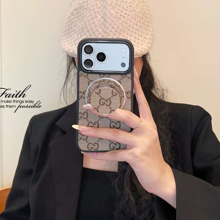 gucci iphone18promaxケース スマホグリップ