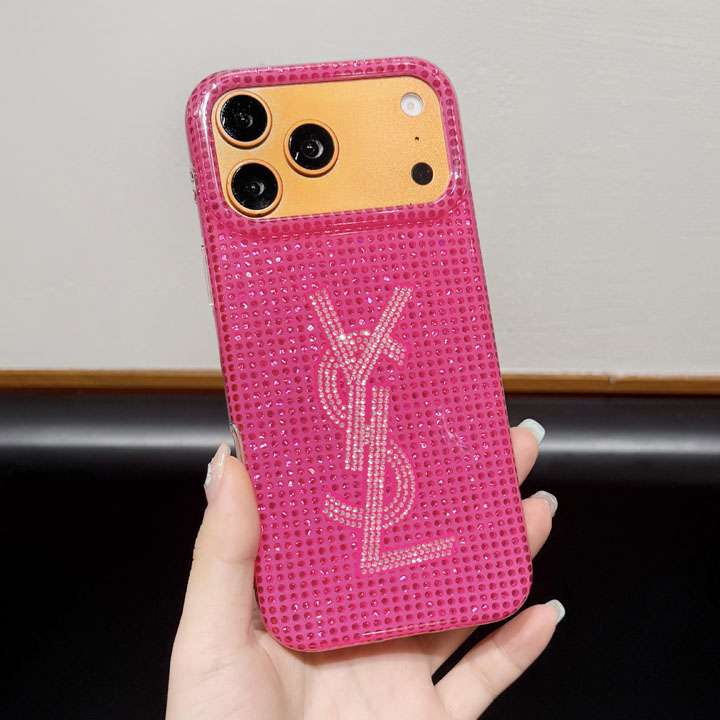 YSL ロゴ入り iphone18pro ケース