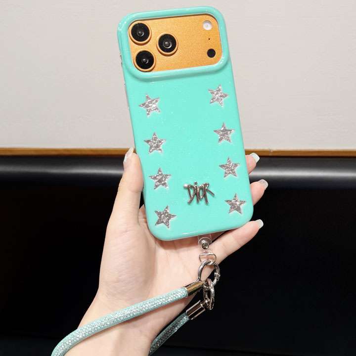 ディオール iphone18proケース ストラップ 挟むだけ
