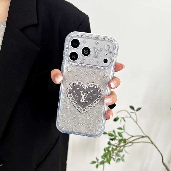 ルイビトン iphone18pro 携帯ケース ハートロゴ
