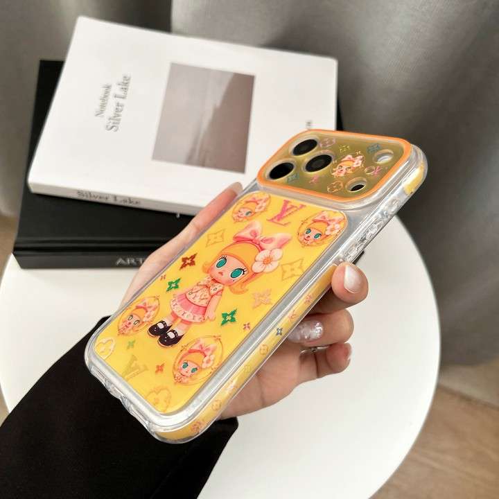 Vuitton アニメ風 女の子 iphone18promaxケース