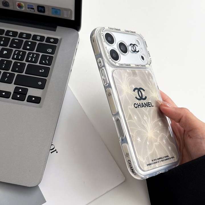 シャネル iphone18proケース 半透明
