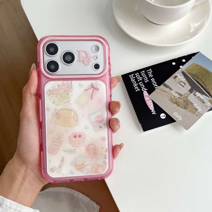 dior iphone18pro 携帯ケース ピンク 可愛い