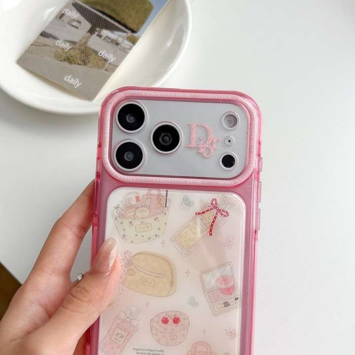 ディオール iphone18proケース 香水甁 イラスト
