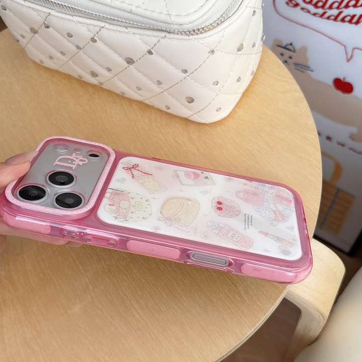 dior iphone18pro ケース 女子 ピンク