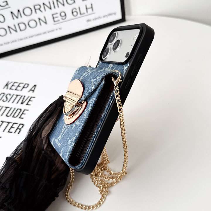 VUITTON アイフォン 18pro ケース モノグラム デニム柄