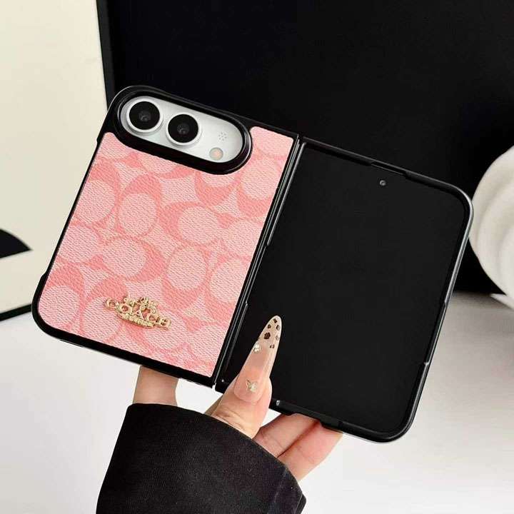 coach iphone duoケース メタルロゴ
