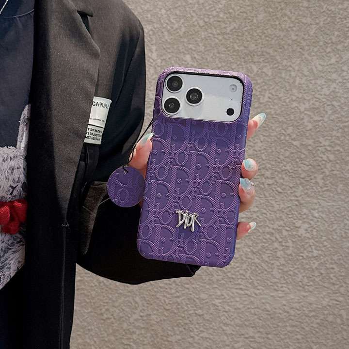 ディオール iPhone18proケース ロゴ型押し