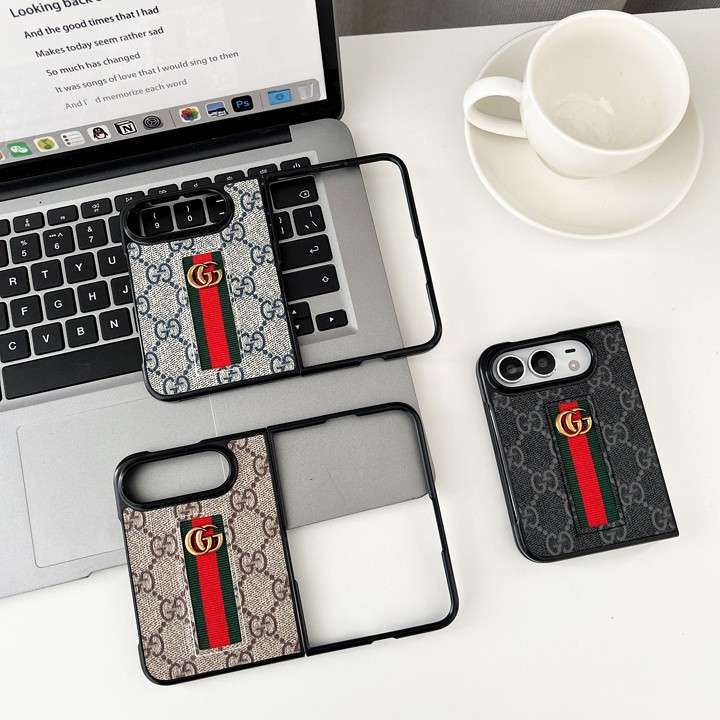 グッチ フチ高デザイン iphone duoケース