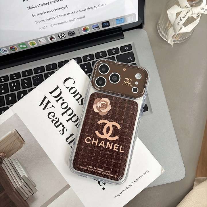chanel iphone18proケース TPU+PUレザー