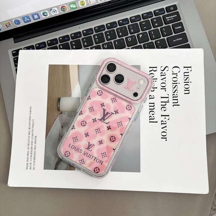 ルイヴィトン iphone18proクリアケース フチ高設計