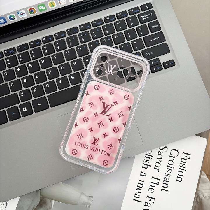 ルイヴィトン iphone18proケース ピンク ヒョウ柄