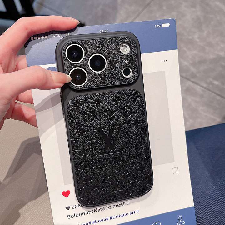ルイヴィトン iphone18proケース モノグラム ロゴ型押し