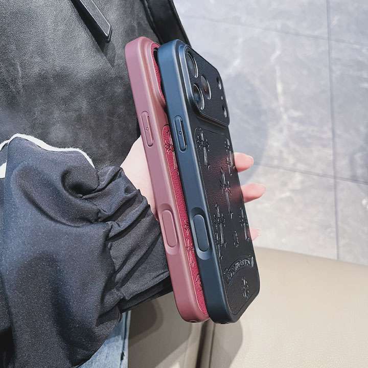 クロームハーツ iphone18promaxケース フチ高設計