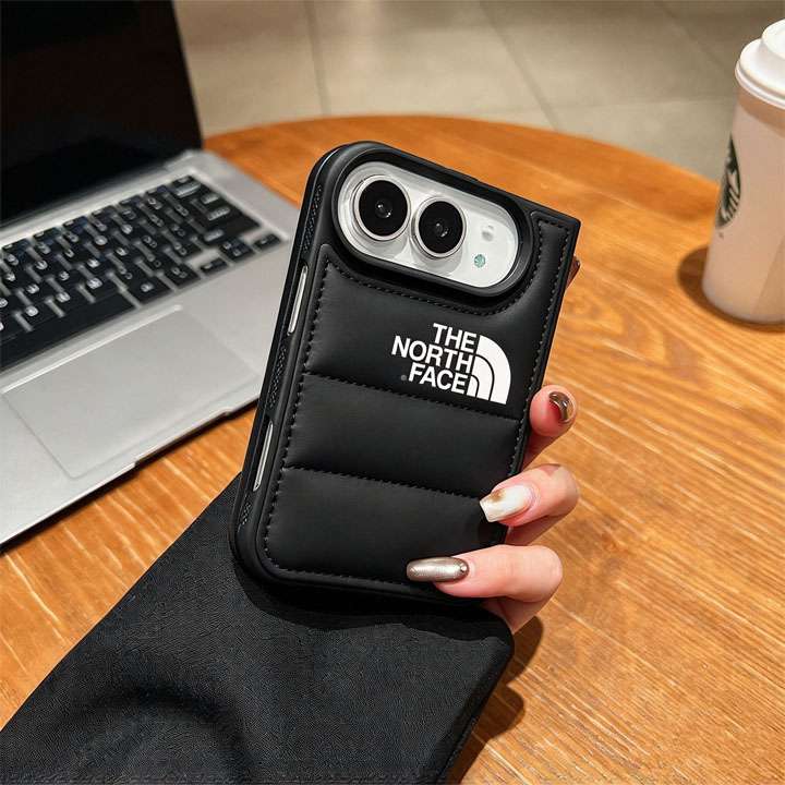 The North Face アイフォン デュオ スマホケース ダウン 風