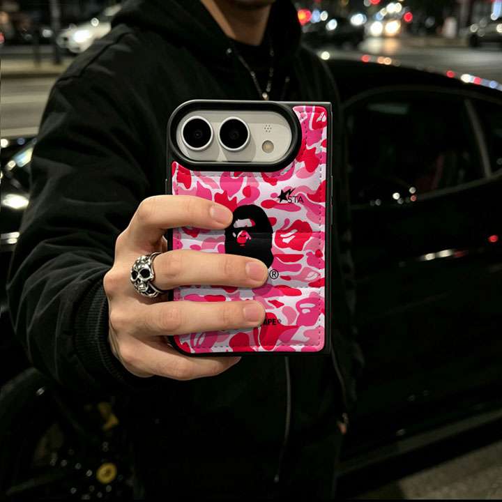 アベイシングエイプ iphone duoケース 迷彩柄