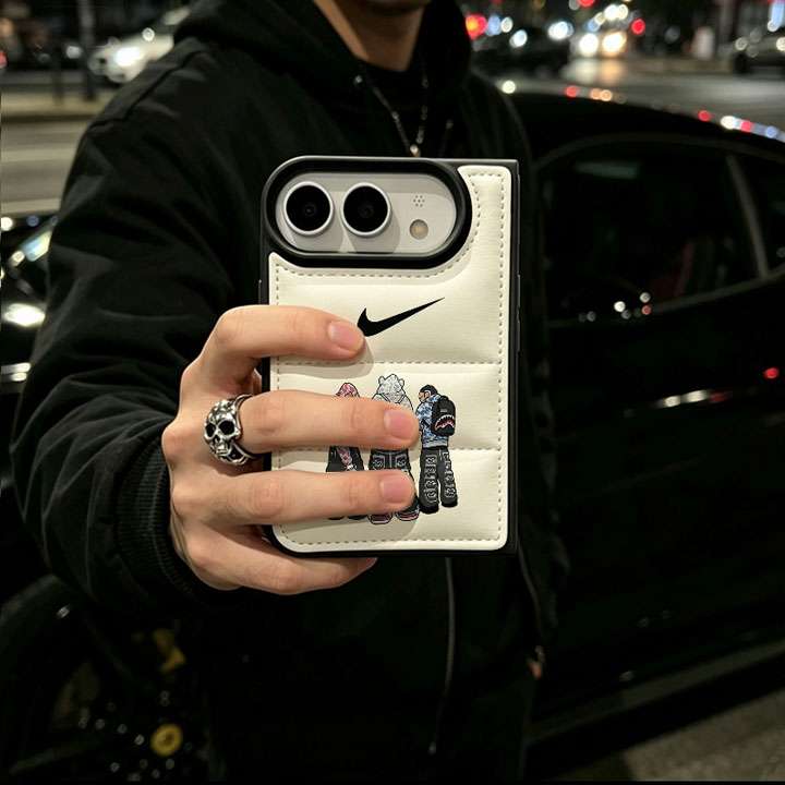 ナイキ ダウンジャケット風 iphone duoケース