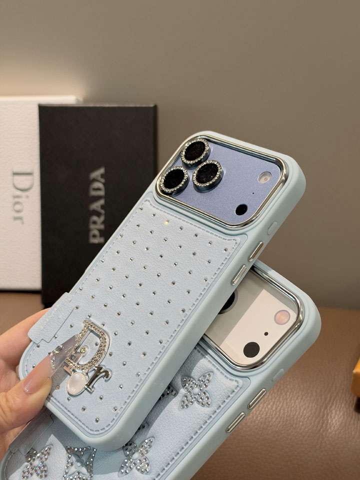 YSL iphone18promaxケース レディース ブルー