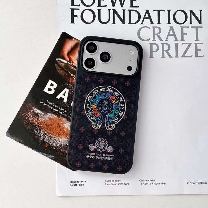 クロムハーツ iphone18promaxケース レリーフ加工