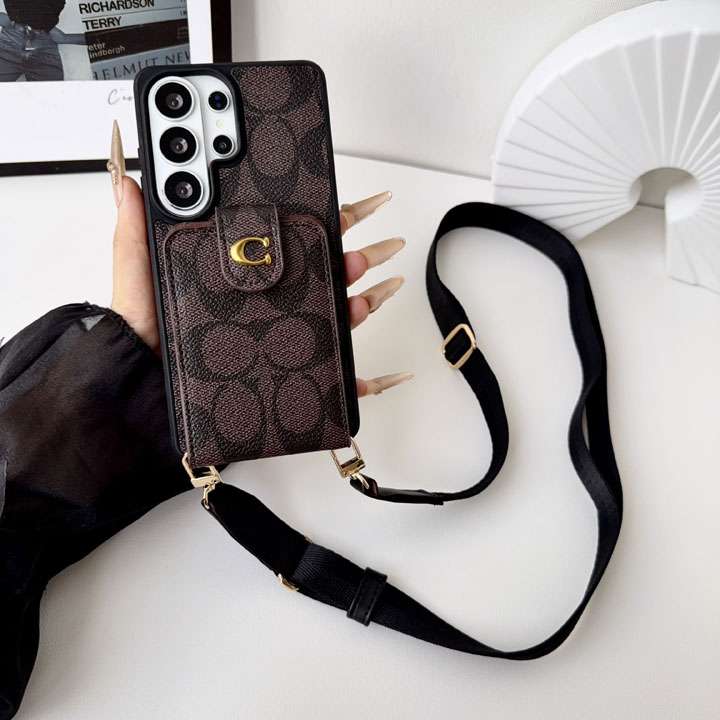 COACH Galaxy S26ケース 背面 カード収納