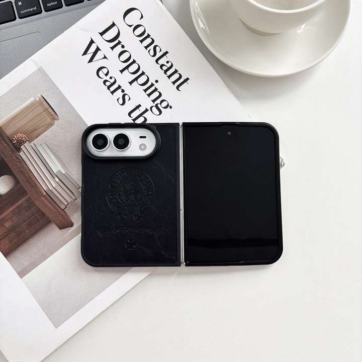 クロームハーツ iphone duo 折りたたみ型ケース