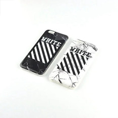 iphone 8 plusケース ペア オフホワイト