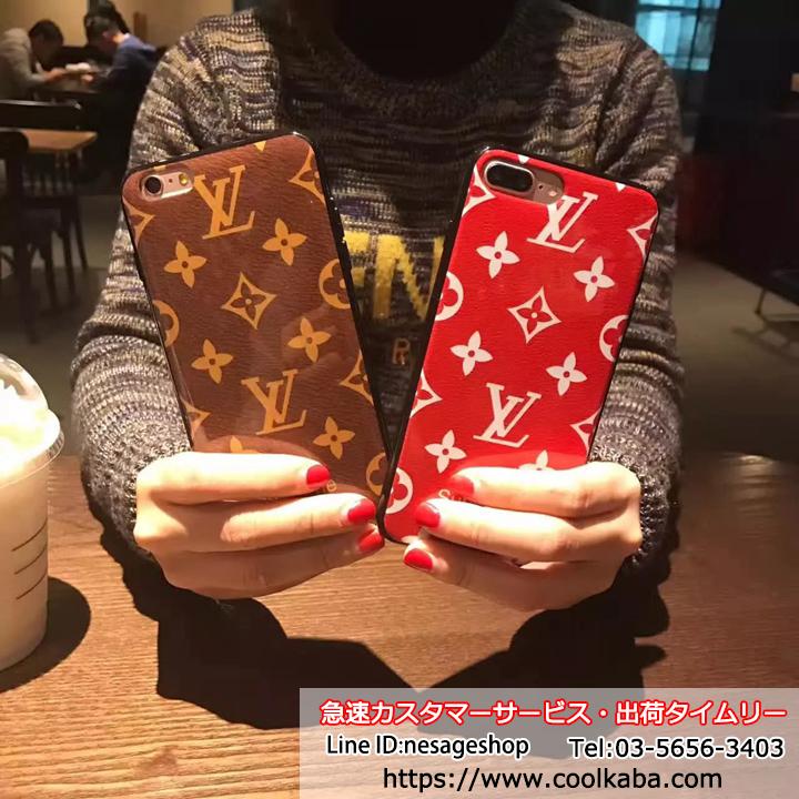 ヴィトン シュプリーム iphoneケース パロディ風 ソフトケース SUPREME ...