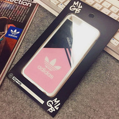 アディダス iphone7sケース ピンク