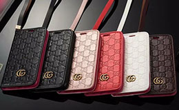 グッチ iPhoneテン ケース エンボス