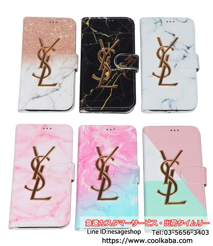 ギャラクシーS8 S8PLUS ケース YSL 手帳