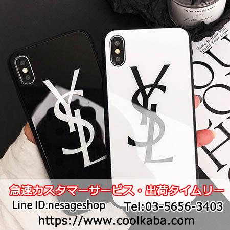 YSL iPhone 12promax綺麗 携帯ケース ロゴ付き イヴサンローiPhone 12 