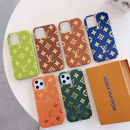 LV iPhone12 ケース PU革貼 