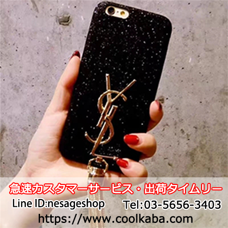イヴサンローラン iphoneX/8携帯ケース キラキラ 可愛い iphone7/テン