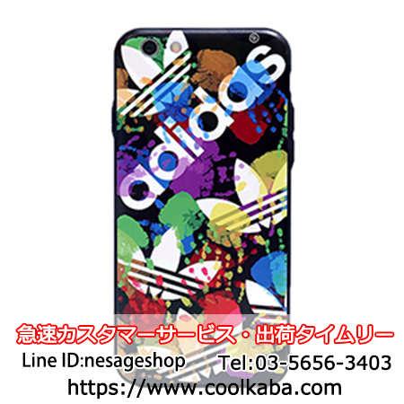 Iphone8 Xケース スポーツブランド アディダスオリジナルス Iphone 6s 7 携帯ケース パロディー風 シリコン製