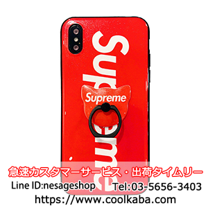 アイホン8/X携帯カバー 芸能人 ファッション シュプリーム
